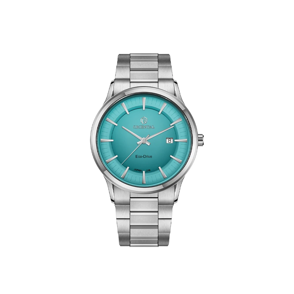 اورینتال اکو درایو استیل بند استیل صفحه تیفانی مردانه ۲۱۰