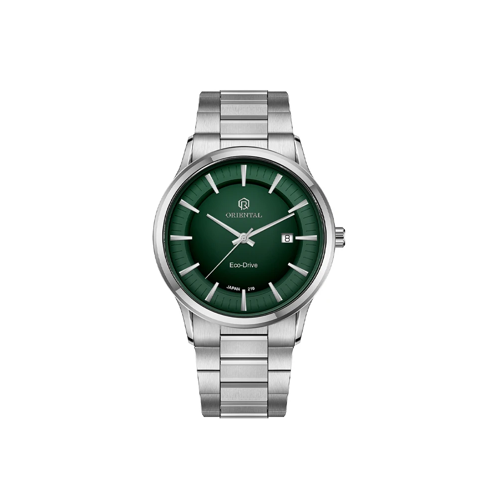 اورینتال اکو درایو استیل بند استیل صفحه سبز مردانه ۲۱۰-oriental